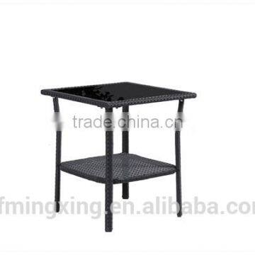 Patio bistro stool chair set with one small table&a tray