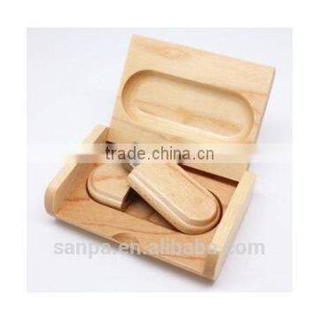 2016 Factory Wholesale Customized Logo Personalized Wood USB Flash Drive 1GB 2GB 4GB 8GB 16GB 32GB photo-3