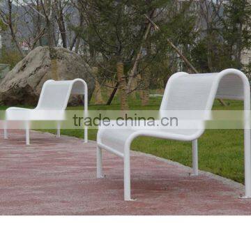 Decorative Comfortable Metal Outdoor Bench photo-4