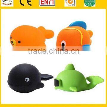 fish baby bathing toys, vinyl small lovely fish shower toys, Floating Rubber Fish Bath Toy