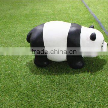 Home Garden Seats Christmas Decorative 30cm Height Small Artificial White and Black Fiberglass Chinese Flat Panda E10 28X07