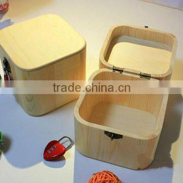 Eco-friendly Wood Locked Storage Box photo-6