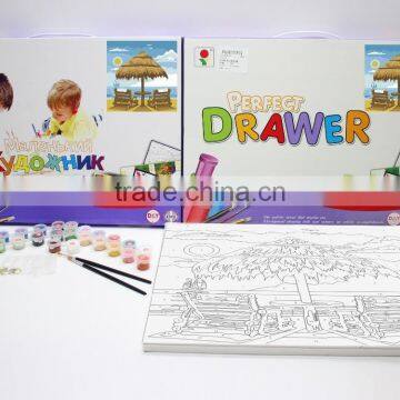 2016 Useful Artist canvas painting set Factory supplier lovely toy