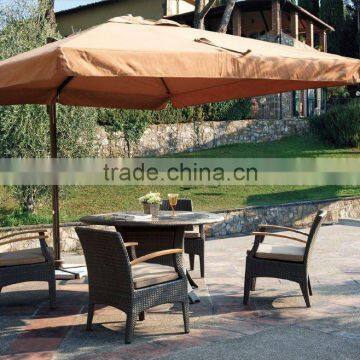 Outdoor furniture patio garden use PE rattan/wicker table and chairs