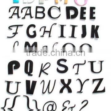 eco friendly new products promotional gift wholesale ornaments felt fabric letter sticker on  express