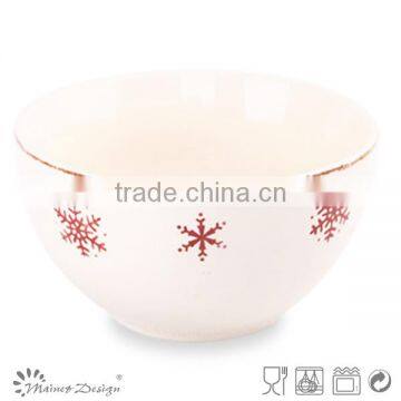 Love and Snowflake Christmas Decorations Decorative Ceramic Bowls photo-2