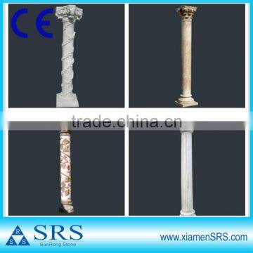 Various hand carved marble building design pillar