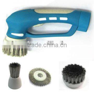 Handheld cordless scrubber, rechargeable hand scrubber, BBQ grill cleaning brush