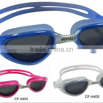 CP lens silicone swimming goggle with CE certifacate