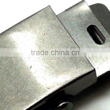 High Quality, Hot Sale1 Inch Garment Cloth Metal Stamping Steel Military Buckle Antique Nickel Plate With Tip photo-5