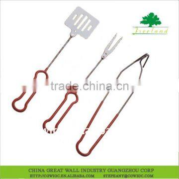 3 Pcs Plastic Handle Simple Bbq Tools