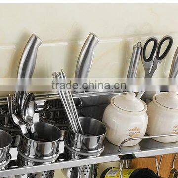 Cheap Oem High End Multi 304 Stainless Steel Wall Mounted Storage Holder Rack as Seen on tv photo-4