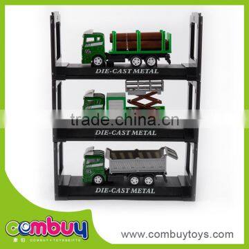 Top selling 1:60 high quailty diecast model metal toy truck and trailer