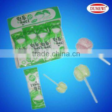 16g Fruity Flat Lollipop Candy