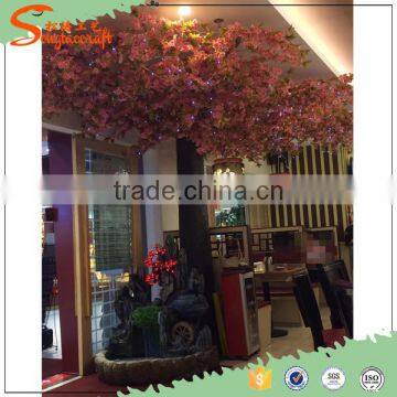 Guangzhou Wedding Decoration Pink Artificial Silk Cherry Blossom Tree for Sale photo-4