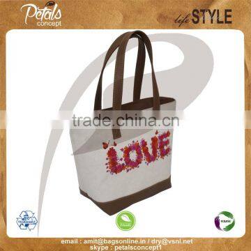 12 OZ Natural Canvas Tote Bag With Eva Padding & Inside Polyester Lining With PU Handle & Bottom With Top Zip Closure photo-2