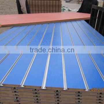 18MM MELAMINED SLATWALL MDF