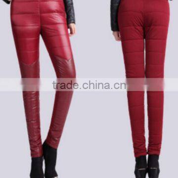Womens Thick Down Cashmere Pants photo-3