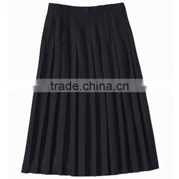 Hot Sale Summer/autumn Ladies Fashion Maxi Skirt Manufacturer High Quality Women Pleated Skirt Black Sexy Chiffon Skirt photo-2