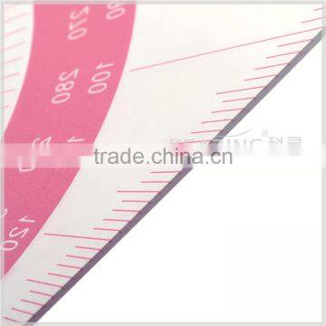 Kearing Chinese Manufactur Plastic Triangle Grading Rulerwith Protractor # T010 photo-4