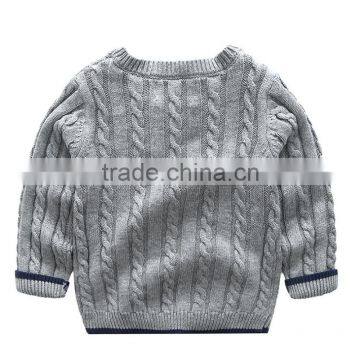 Hot Fashion Cotton Private Label Crew Neck Korean Sweater Knitting Pattern photo-6