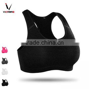 Wholesale Lycra/Ployamide custom women sports bra sexy