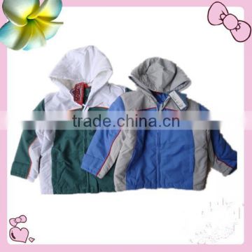 Warm outdoor kids jacket with hood child clothes for winter hoodie jacket