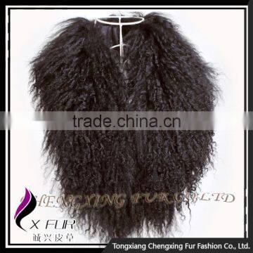 CX-A-52R Women Fashion Real Mongolian Detachable Fur Collares photo-6