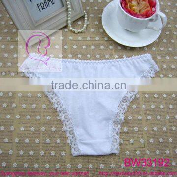 Sexy Front Transparent Lace Back Cotton Lingerie Underwear photo-5