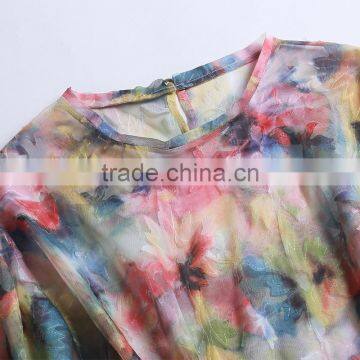 Hot Sale Summer New Applique Printed Tops photo-5