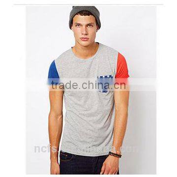 Custom Cut and Sew T Shirts Pocket Chest