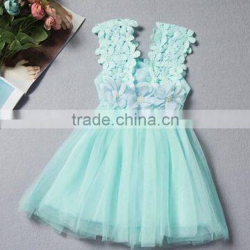 MGOO Multi-Color Girl Party Wear Western Flower Dress Baby Girl Party Dress Children Frocks Designs One Piece photo-6