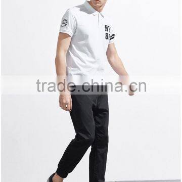 Wholesale Soft Comfort White Uniform Polo Shirt photo-2