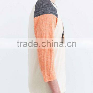 2016 New Design Custom Raglan T-shirt With Orioles Printed Front photo-2