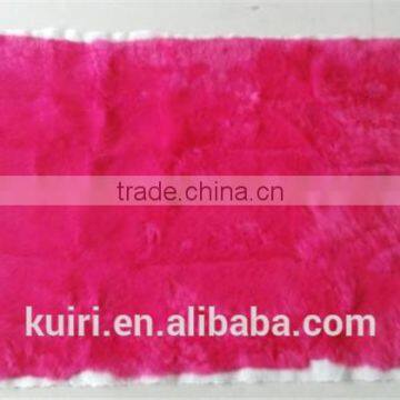 Daying Origin Rabbit Fur Plate Real Rabbit Pelt Plates Dyed Colors Rabbit Fur Skin Plates photo-4