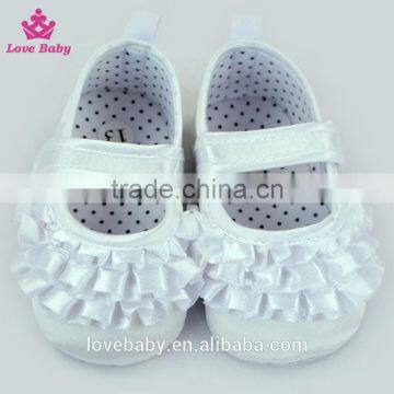 2016 Hottest Ruffle Moccasin Fancy Baby Girls Shoes, Baby Prewalker Shoes LBF2015122301 photo-3