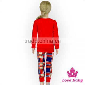 Kids Girl Boutique Clothes Set Toddler Girls Fall Outfits Long Sleeve With Cuff Toddler Girl Outfits photo-5