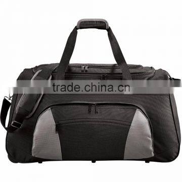 Excel 26" Wheeled Travel Duffel Bag - Features a Hideaway Wheeled System With a 14" Telescoping Handle and Comes With Your Logo. photo-4