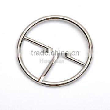 50mm 2inch Metal Alloy Pin Buckle Big Round Belt Bag Buckles Antique Brass / Bronze Color BK-082 photo-3
