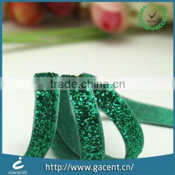 China Wholesale High Quality Metallic Glitter Ribbon For Christmas photo-3