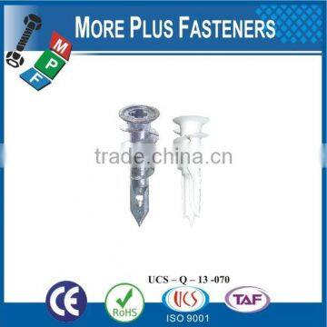 Made in Taiwan Carbon Steel Tapping Screw With Colorful Nylon Anchor photo-2