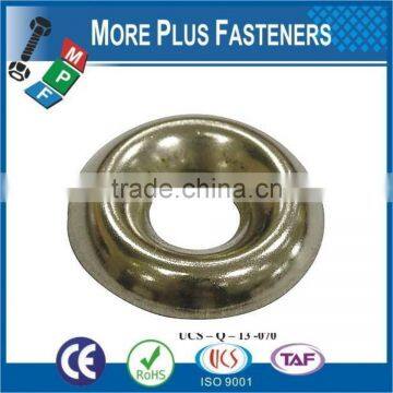 Made in Taiwan Black Countersunk Brass Finish Metric Surface Countersunk Cup Steel Stainless Steel Finishing Washer photo-5