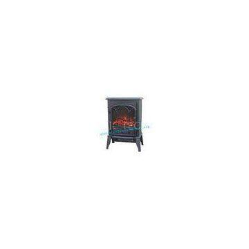 Indoor White Log Flame Effect Energy Saving Electric Fireplace 1000W / 2000W