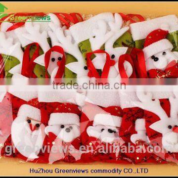 Hot sale cheap cute kids Santa Claus Christmas Socks Custom Christmas Socks For Decoration