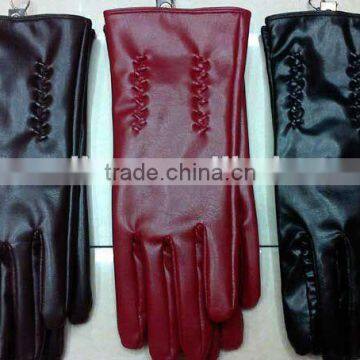 fashion leather gloves