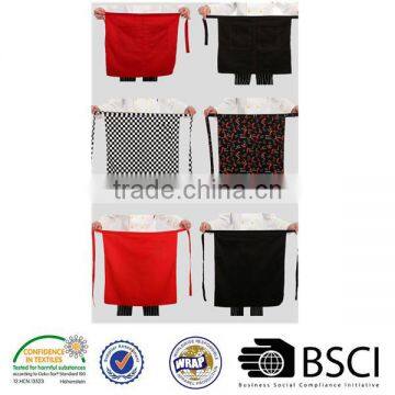 two style Aprons,100% MJS spun polyesty apron,cooking