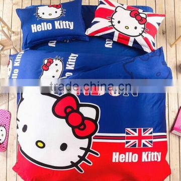 Hot selling Hello Kitty Bedding sets Kids cotton bedding set wholesale price