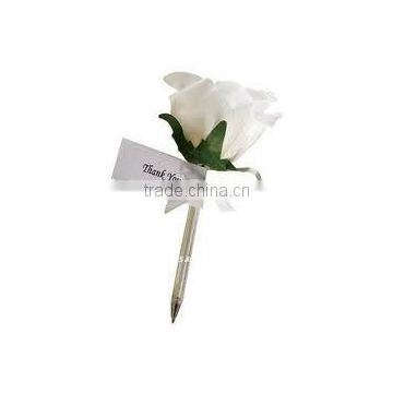 uniqe rose flower ball pen gift