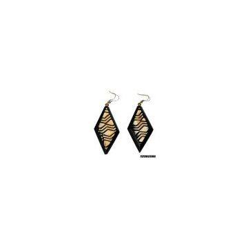 Wood Earring