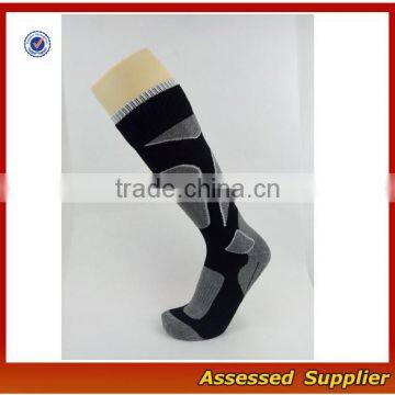 High Quality Wholesale Black Wool Crew Hiking Wool Sport Socks